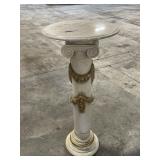 Vintage Decorative Plaster Pedestal Column