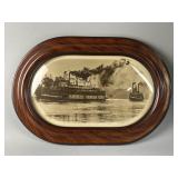 Antique Wooden Framed Art Sunlight #67