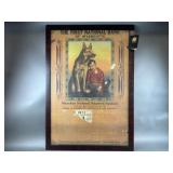 Framed Wyandotte Bank Advertising Poster