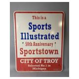 Sports Illustrated Anniversary Troy, Mi Metal Sign