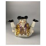 'Tony Wood' Staffordshire Ceramic Figural Teapot