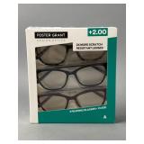 Foster Grant 3-Pack of Reading Glasses