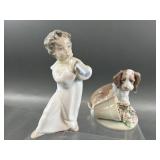 Lladro 'Angel w/Fluteï¿½ & 'It Wasnï¿½t Meï¿½