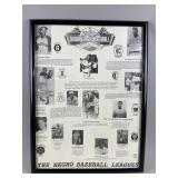 Vintage The Negro League Baseball Poster