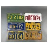 Lot of Vintage License Plates