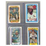 4 Signed 1970ï¿½s 3D Super Stars Baseball Cards