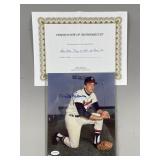 Vtg Signed Photo w/COA Phil Niekro Braves