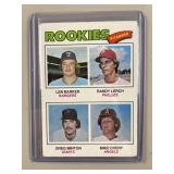 Topps Rookie Pitcher Card Len Barker & More