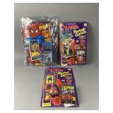 Vintage SpiderMan & X-Men Pocket Comic Playsets