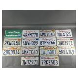 Vintage Assorted California License Plates & More