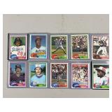 Lot of 1981 Topps Baseball Cards