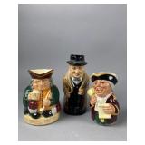 Vintage Royal Doulton Ceramic Toby Jugs