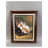 Vtg Signed Oil On Canvas