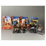 The incredibles Action Figures & BatMan Hot Wheels