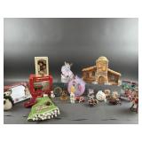 Assorted Vintage Christmas Decorations