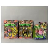 (3) Teenage Mutant Ninja Turtle Action Figures