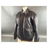 Golden Bear Black Leather Jacket