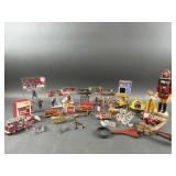 Vintage Assorted Christmas Firefighter Ornaments