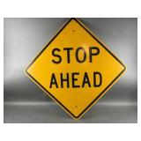 Stop Ahead Sign