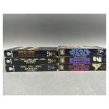 (6) Batman & Star Wars VHS Movies