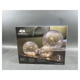 NIB Evergreen LED Spheres