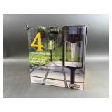 (4) Solar Pathway Lights