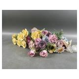 Lot of Fine China Assorted Flowers