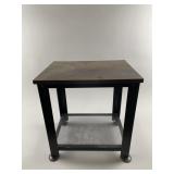 Metal & Wood Side Table