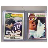 Topps Football Cards Fran Tarkenton Vikings