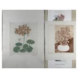 Signed/Numbered Floral Still Life Prints & More