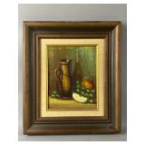 C. John Vintage Framed Oil Painting