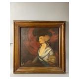 Vintage Signed Dupont Original Oil Painting