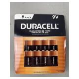NIB 8 Pack Duracell 9V