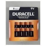 NIB 8 Pack Duracell 9V