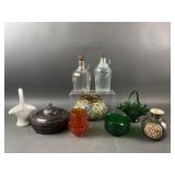 Vintage Carnival Glass, Pressed Glass, & More