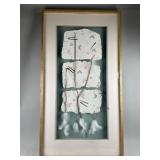 Framed/Signed Abstract Artwork by Caso