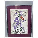 Framed/Signed Artwork By Chagall