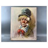 "Sad Clownï¿½ Print  by Barry Leighton-Jones.