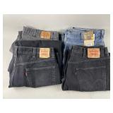Men Carhartt, Vtg Levi 550 & 545 Jeans