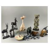 Wooden Animal Sculptures & More