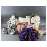 Assorted Throw Pillows & More