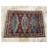 Vintage Hand Knotted Tribal Rug