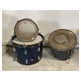 Vtg Remo Weatherking Ambassador Drum & More