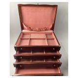 Vintage Wooden Jewelry Organizer