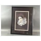 " The Pierrot" by artist Jim Howle Framed Artwork