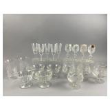 Vintage Cut Crystal Glasses & More