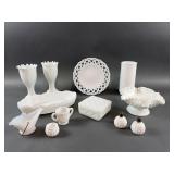 Vintage Fenton & Milk Glass