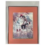 Framed/Signed Clown Artwork by Robert Owen