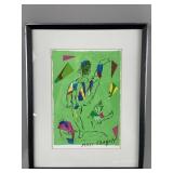 Original Lithograph M. Chagall with COA