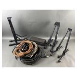 Lot of Guitar Stands, Audio Cables, & More
